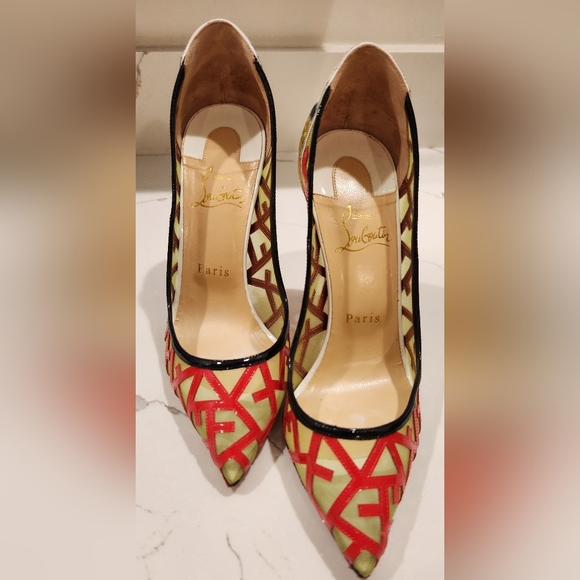 CHRISTIAN LOUBOUTIN Tititata 100mm Size 38 - Picture 6 of 12